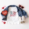 The Juniper Shop All You Need Is Love Coquette Youth Short Sleeve Tee - 2 of 3