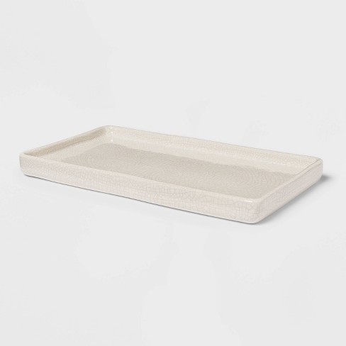 Ceramic Vanity Tray White - Threshold™ : Target