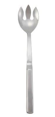 Winco Stainless Steel Notched Serving Spoon, 11-3/4-Inch