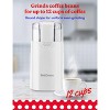 Betty Crocker Electric Coffee Grinder for to 12 Cups, Stainless Steel Bowl & Blades, Coarse to Fine, Double Action Safety-Lock, Easy Handling, White - 2 of 4