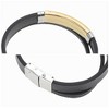 Unique Bargains Double Ring Titanium Steel Bracelets 1 Pc - 3 of 4