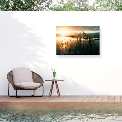 "Wish You Were Here" Outdoor Canvas