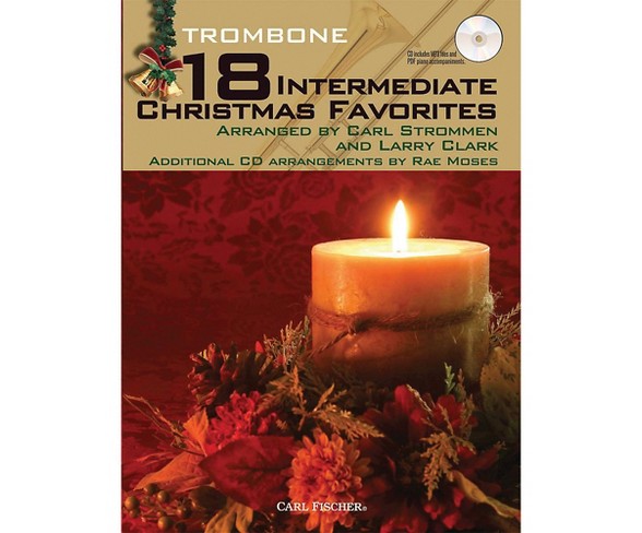Carl Fischer 18 Intermediate Christmas Favorites - Trom Book/CD