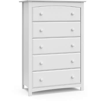 Storkcraft Kenton 5 Drawer Dresser - White