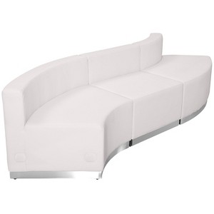 Flash Furniture HERCULES Alon Series LeatherSoft Reception Configuration, 3 Pieces - 1 of 4