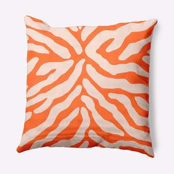 16"x16" Animal Striped Square Throw Pillow - e by design