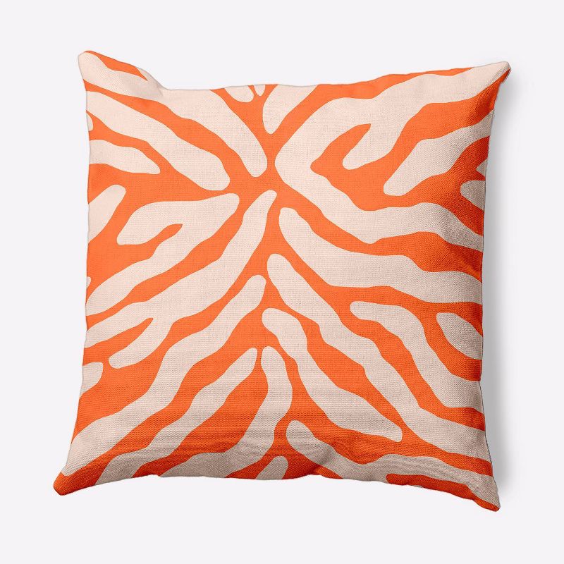 16"x16" Animal Striped Square Throw Pillow - e by design, 1 of 6