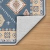 FURNIinspire Floor Mats 3 Piece Modern Kitchen Rug Non-Slip Floor Carpet Large Machine Washable Area Rugs for Bathroom, Blue, 20"*60" - 4 of 4