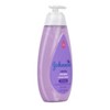 Johnson's Calming Baby Shampoo, Soothing Natural Calm Scent, Hypoallergenic - 20.3 fl oz - image 4 of 4