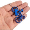 Juvale 12-Pack Bicycle Bike Portable Beer Bottle Metal Openers Keychain for Wedding Party Favor, 6 Colors - 3 of 4