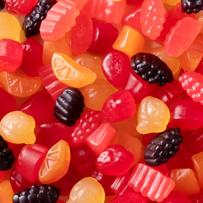 Mixed Fruit Gluten-Free Real Fruit Gummies - 40 Count