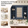 NicBex 35" Medicine Cabinet with Mirror,Over the Toilet Storage Cabinet,Wall Cabinet with 6 Open Shelves,Wall Mounted Bathroom Storage Cabinet - 4 of 4