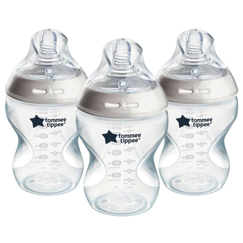 Tommee Tippee Natural Start Slow-Flow Breast-Like Nipple Anti-Colic Baby Bottle - 9oz/3pk, 1 of 10