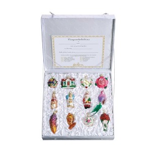 Old World Christmas 4.75 In Bride's Collection Ornament Set Marriage Love Wed Tree Ornaments - 1 of 3