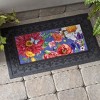 Evergreen English Garden Florals Sassafras Indoor Outdoor Switch Doormat 1'10"x10" Multicolored - 4 of 4