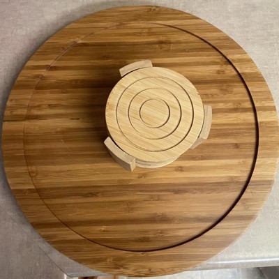 Twine Metallic Dipped Wood Coasters For Coffee Table, Unique Decor