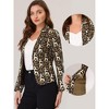 INSPIRE CHIC Women's Notched Lapel Open Front Business Casual Blazer - 2 of 4