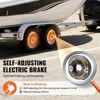 VEVOR Electric Trailer Brake Assembly, 12" x 2", 1 Pair Self-Adjusting Electric Brakes Kit for 7000 lbs Axle, 5-Hole Mounting, Backing Plates - 3 of 4