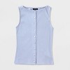 Women's Button-Front Tank Top - Wild Fable™ - 4 of 4