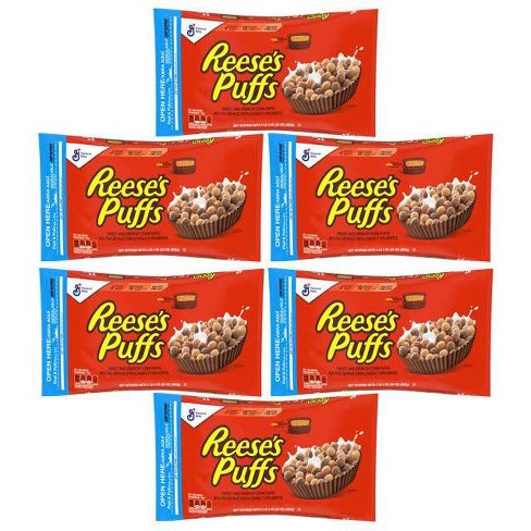 Reese's Puffs Breakfast Cereal Bag - 210oz/6ct : Target