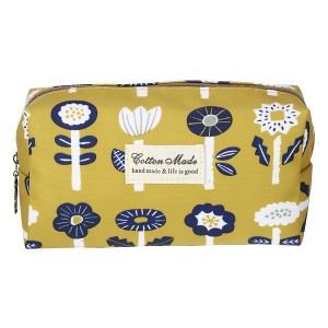 Unique Bargains Women's Printed Makeup Bag Yellow 1 Pc - 1 of 4