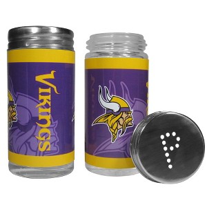 NFL Glass Salt & Pepper Shaker Set - Minnesota Vikings - 1 of 3
