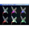 5 Star Super Deals Hummingbird Solar Wind Chime LED RGB Color Changing Hanging Lights - Outdoor Solar Garden Decorative Lights for Walkway Pathway - 3 of 4