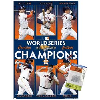 Trends International Mlb Houston Astros - 2022 World Series Champions  Unframed Wall Poster Print White Mounts Bundle 14.725 X 22.375 : Target
