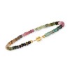 Ross-Simons 20.00 ct. t.w. Multicolored Tourmaline Bead Bracelet With 14kt Yellow Gold Magnetic Clasp - 3 of 4