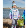 Deux par Deux Girl 3-In-1 Mid-Season Outerwear Set Turquoise and Mauve Gradient - 2 of 4