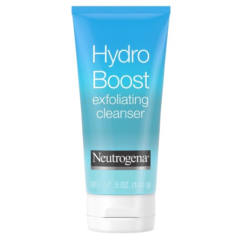 Neutrogena Hydro Boost Gentle Exfoliating Daily Facial Cleanser With  Hyaluronic Acid - 5oz : Target