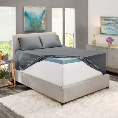 Medium Grey Queen Microfiber Deep Pocket Sheet Set