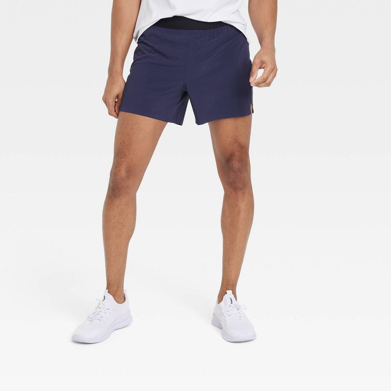 Men's Lined Run Shorts 5" - All In Motion™, 1 of 5