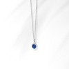Girls' Birthstone Cubic Zirconia Sterling Silver Necklace - In Season Jewelry - 4 of 4