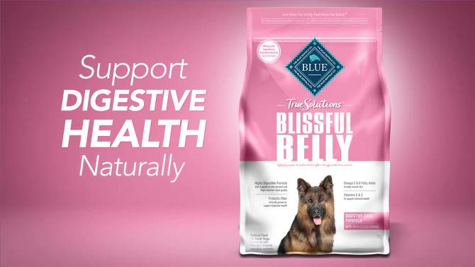 Blue Buffalo True Solutions Blissful Belly Digestive Care Chicken Flavor Adult Dry Dog Food, 2 of 11, play video