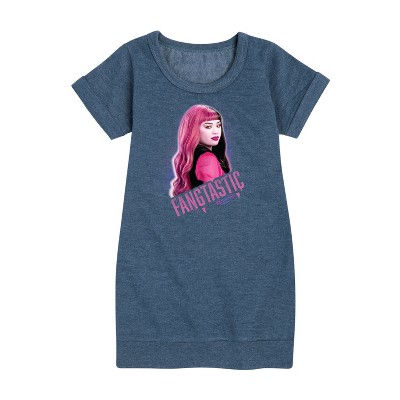 - Monster High - Fangtastic Graphic Short Sleeve Fleece Dress