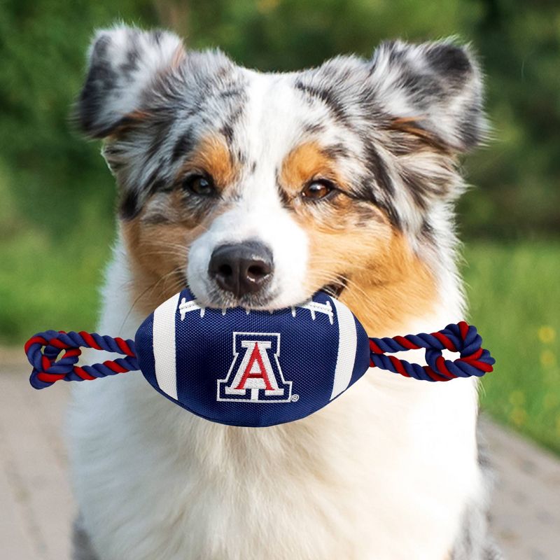 NCAA Arizona Wildcats Nylon Football Dog Toy, 3 of 5