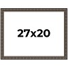 PosterPalooza | 27x20 Modern Bamboo Picture Frame, UV Acrylic, 5 Finishes - 2 of 4