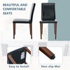 PAGED PU Dining Chairs Comfortable Living Room Chairs Kitchen Chairs with Metal Legs for Living Room, Restaurant - 2 of 4