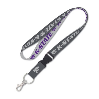 NCAA Kansas State Wildcats Charcoal Lanyard