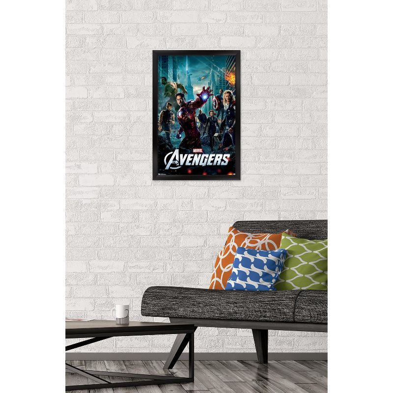 Trends International Marvel Cinematic Universe - Avengers - One Sheet Framed Wall Poster Prints, 2 of 7