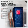 Sharper Image Steam Sauna Tent and Red Light Mask - 2 of 4