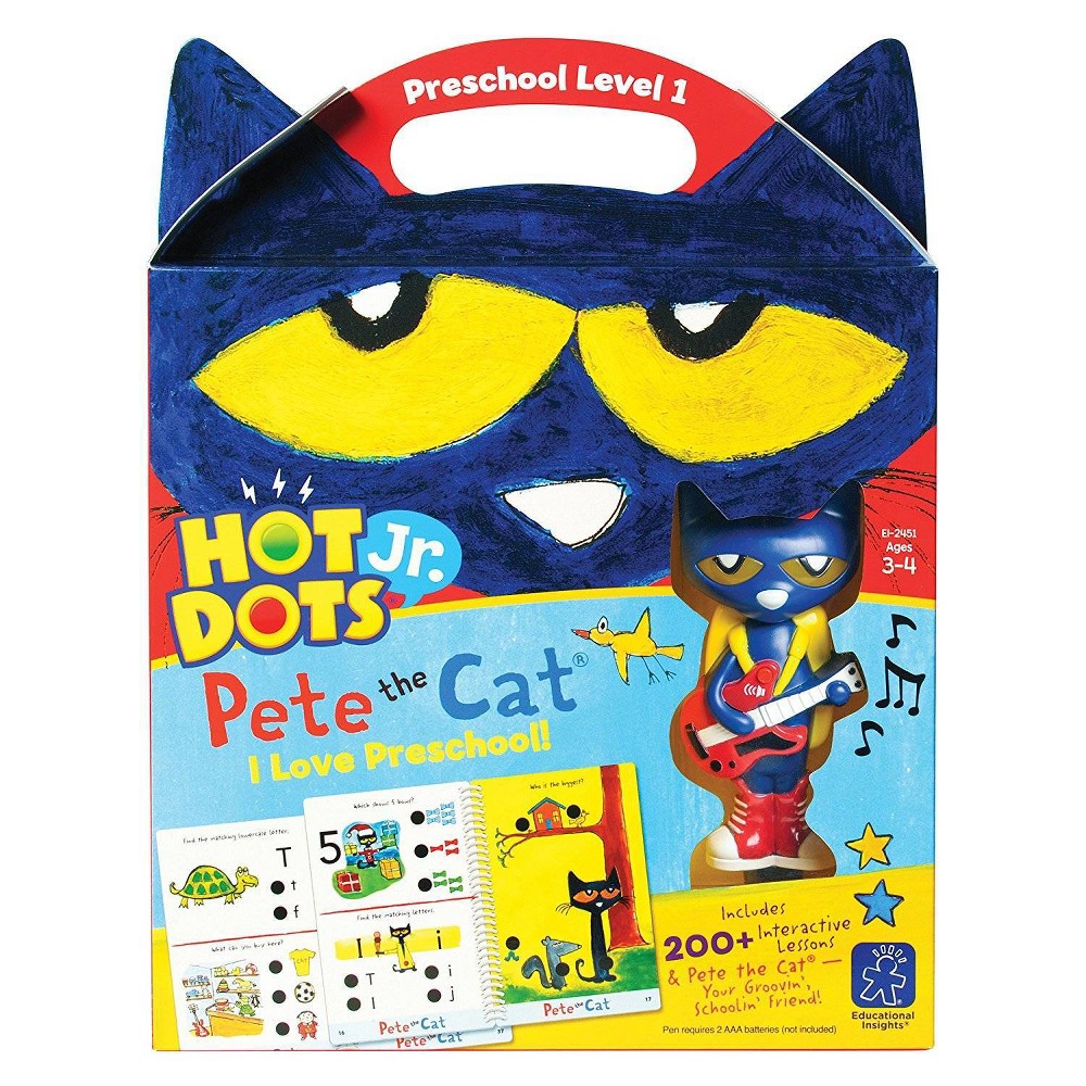 UPC 086002024510 product image for Educatioal Inights Hot Dots Jr. Pete the Cat I Love Preschool! Level 1 Game Set | upcitemdb.com