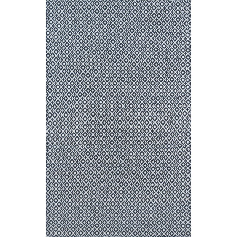 Newton Davis Hand Woven Recycled Plastic Indoor/Outdoor Rug Navy - Erin Gates by Momeni, 1 of 10
