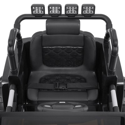 Black 12-Volt Kids Ride-On Truck with Remote Control