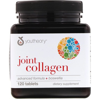 Youtheory Joint Collagen, Advanced Formula + Boswellia, 120 Tablets, Dietary Supplements