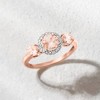 Ross-Simons 1.25 ct. t.w. Morganite Ring With Diamond Accents in 14kt 2-Tone Gold - 4 of 4