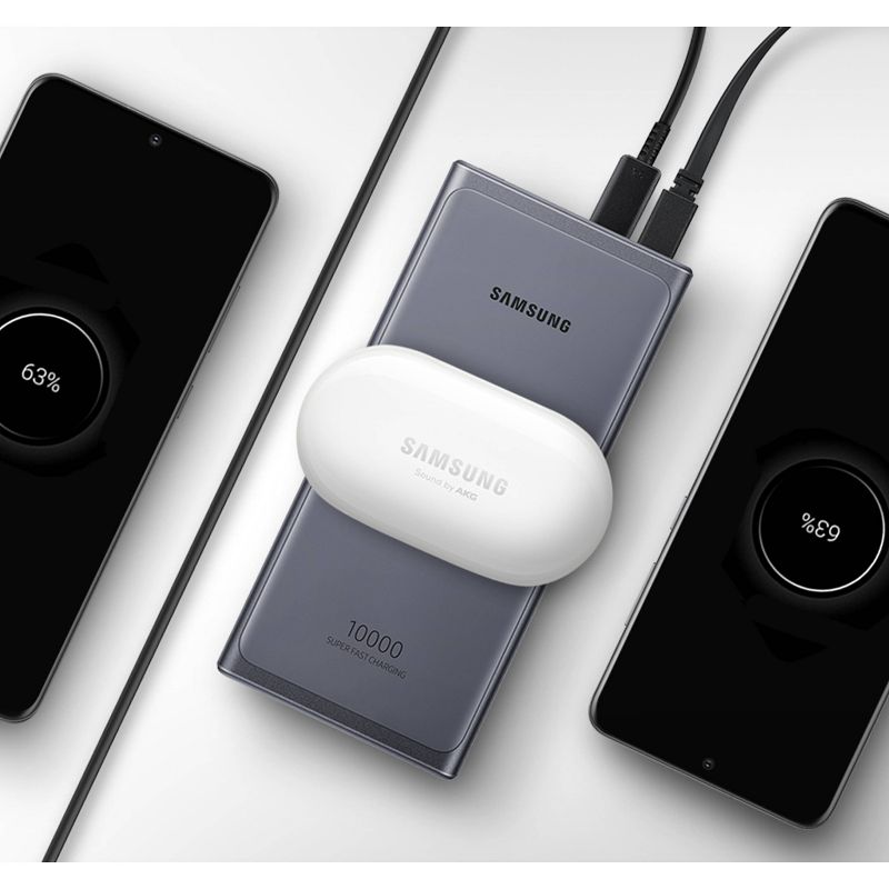 Samsung 10000mAh 25W Wireless Power Bank - Silver, 6 of 8