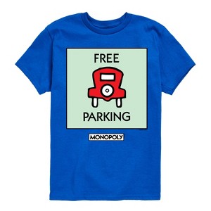 Boys' - Monopoly - Free Parking Short Sleeve Graphic T-Shirt - 1 of 4