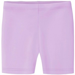City Threads USA-Made 100% Cotton Girls Soft Bike Shorts - 1 of 4